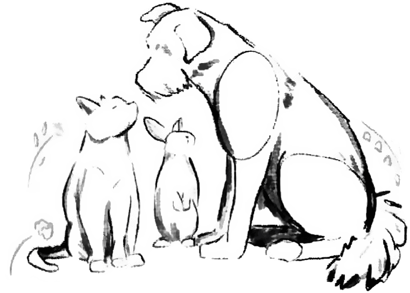 Saying goodbye illustration